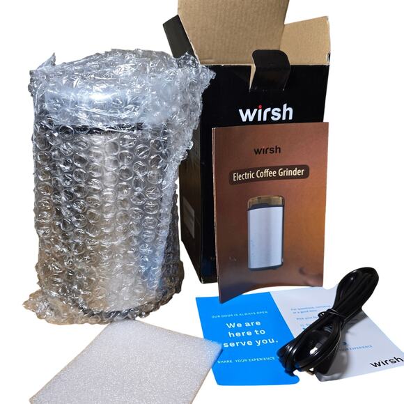 Wirsh Other - Brand New Wirsh Electric Coffee Grinder Msrp $30 Model M200G Stainless Steel